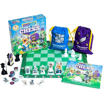 Story Time Chess Children's Board Game - Contents