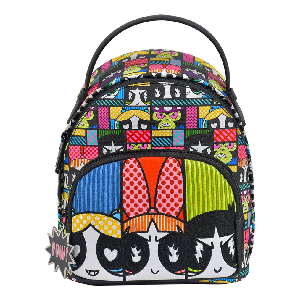 cartoon girl mini backpack Fred Segal Cartoon Network Powerpuff Girls Tile Mini Backpack