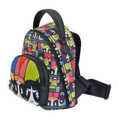 Fred Segal Cartoon Network Powerpuff Girls Tile Mini Backpack - Side View