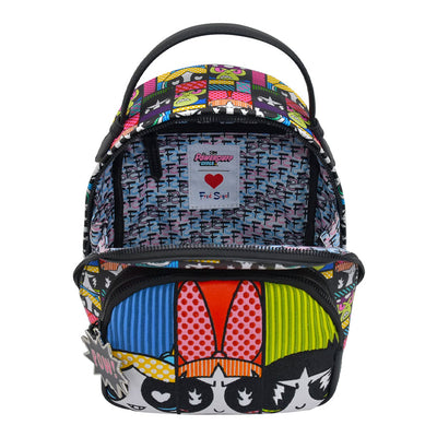 Fred Segal Cartoon Network Powerpuff Girls Tile Mini Backpack - Interior View