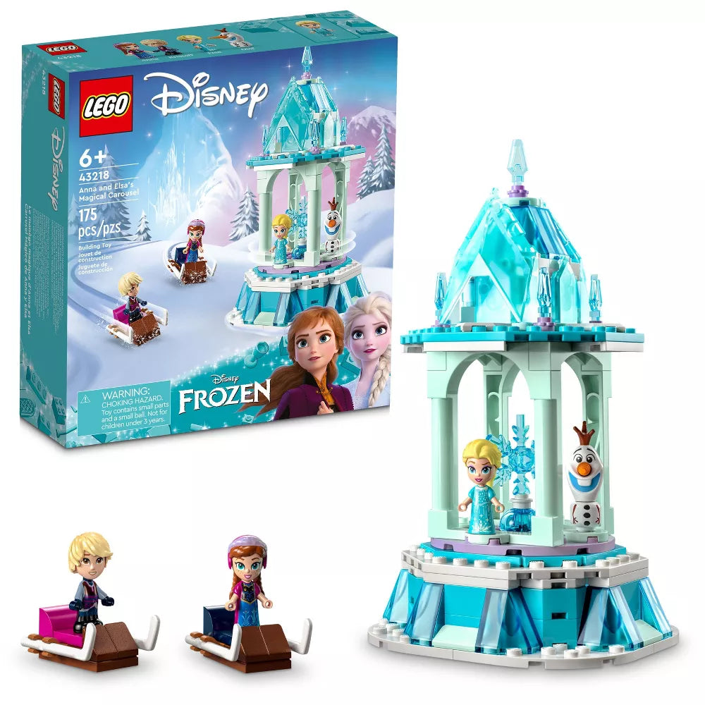 LEGO Disney Frozen Anna and Elsa's Magical Carousel Building Set