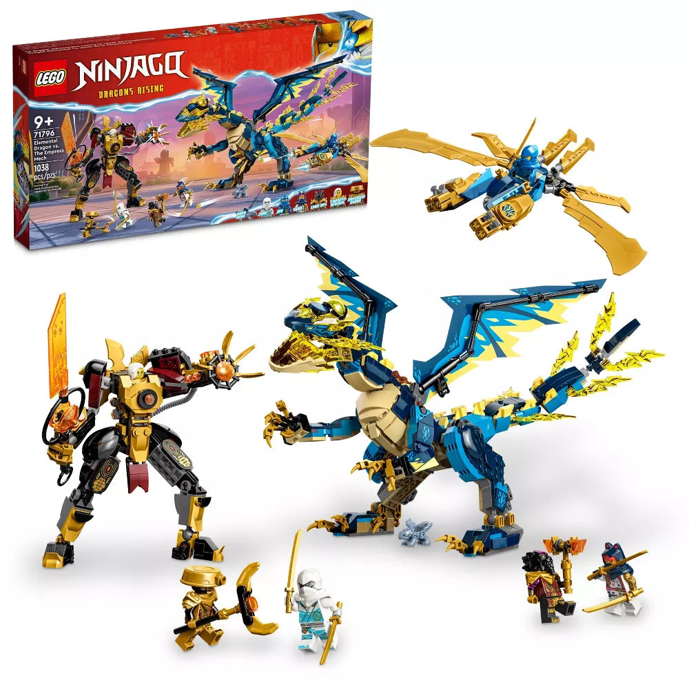 LEGO NINJAGO Elemental Dragon vs. The Empress Mech Dragon Building Set 707 Street