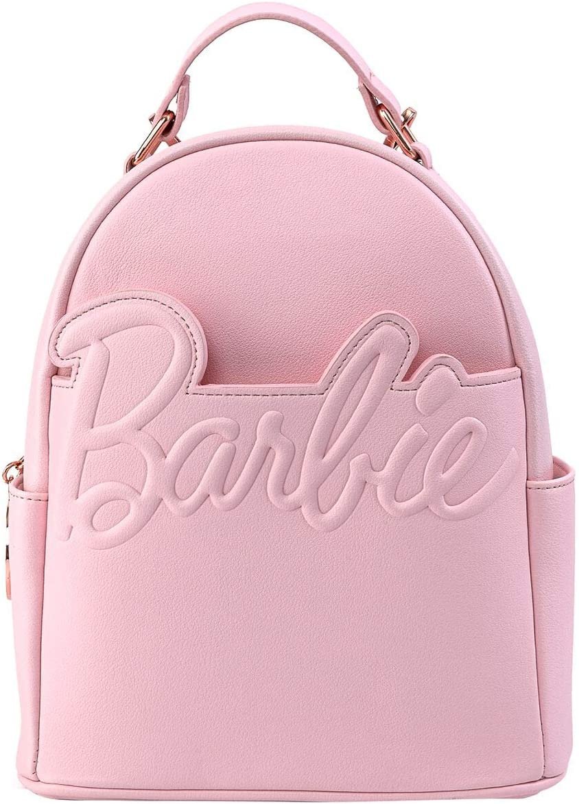 Loungefly Mattel Barbie Rose Gold Chain Mini Backpack