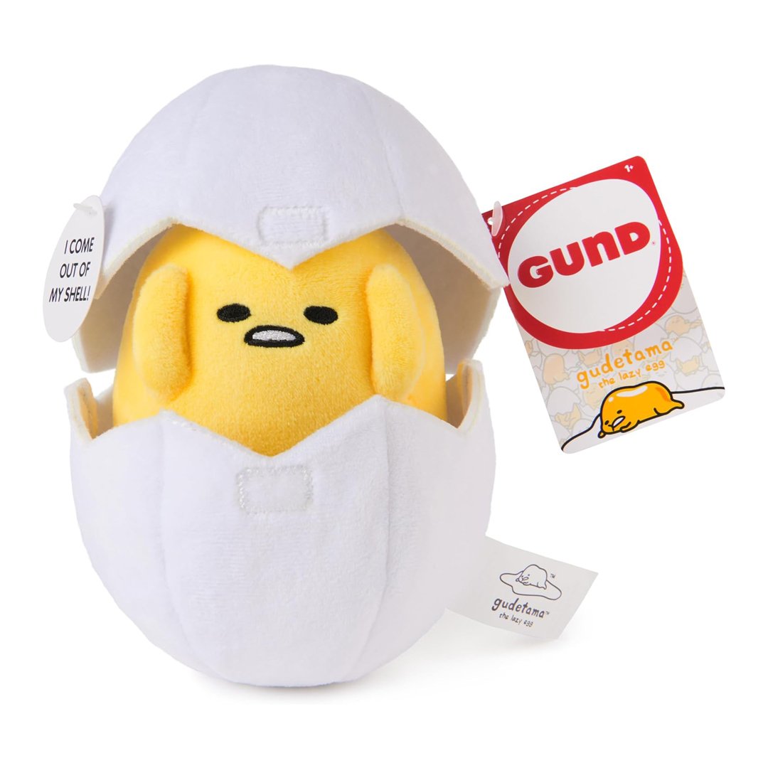 HOT Gund Sanrio Gudetama The Lazy Egg Plush GUND Sanrio