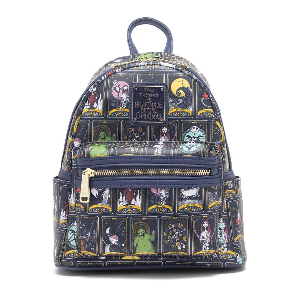 disney mini backpack christmas Loungefly Nightmare Before Sleigh Ride Snow Globe Glow-in-the-Dark This cute carryall features charming character artwork and golden trims for extra sweet holiday style. Christmas Holiday Disney Treats Backpack