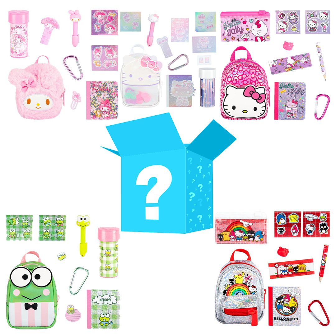 hello kitty backpack real littles Real Littles Collectible Sanrio Backpack Hello Kitty