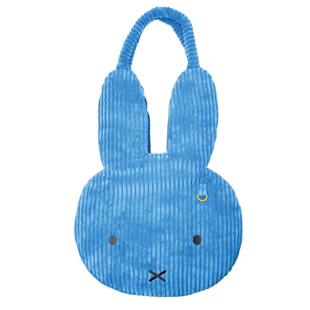 Whatever Makes You Happy Miffy Head Wide Corduroy Oversized Tote