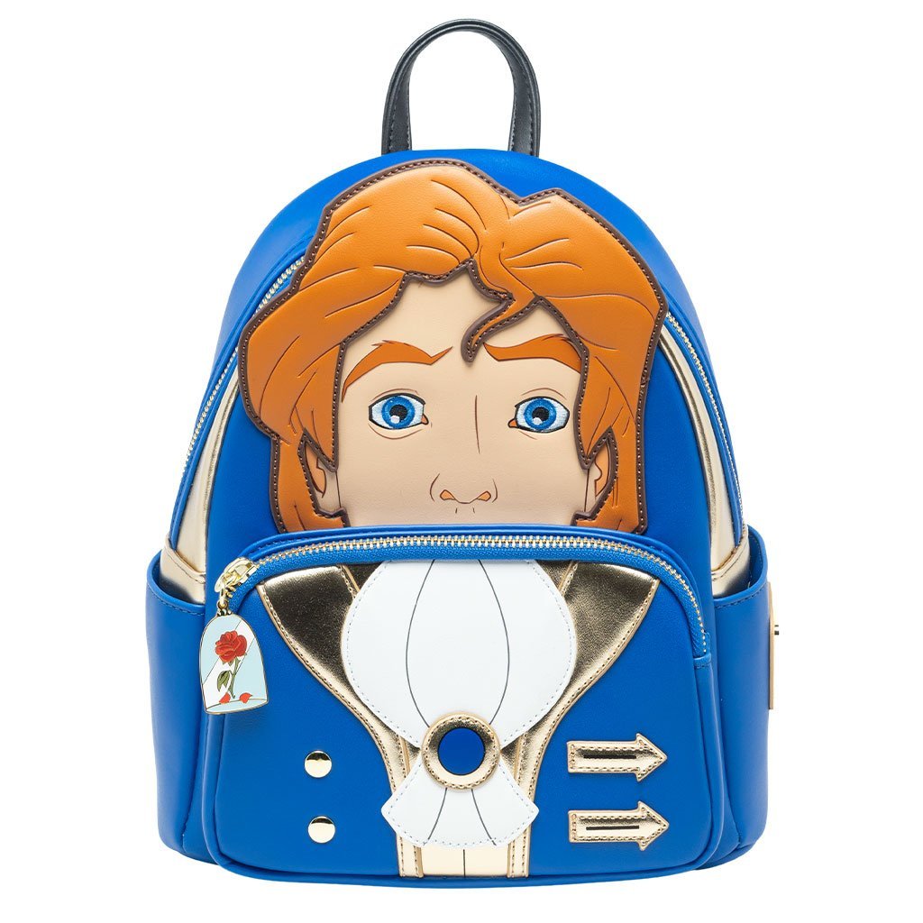 beauty and the beast loungefly mini backpack Loungefly Disney Beauty and the Beast Prince Adam Cosplay Women's Backpack