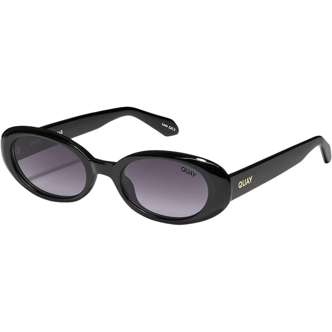 Quay Australia Women's Felt Cute Retro Oval Sunglasses – 707 Street - Main Image
