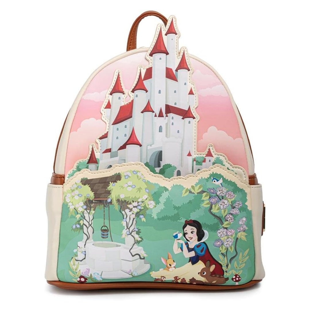 disney snow white mini backpacks Snow White: Castle Series Loungefly Mini Backpack