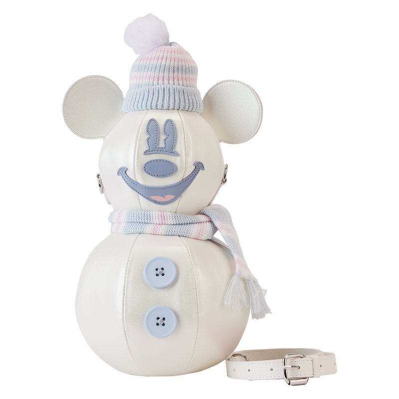 LOUNGE FLY ミッキー スノーマン スノーグローブ クロスボディ Stitch Shoppe by Loungefly Disney Mickey Snowman Figural