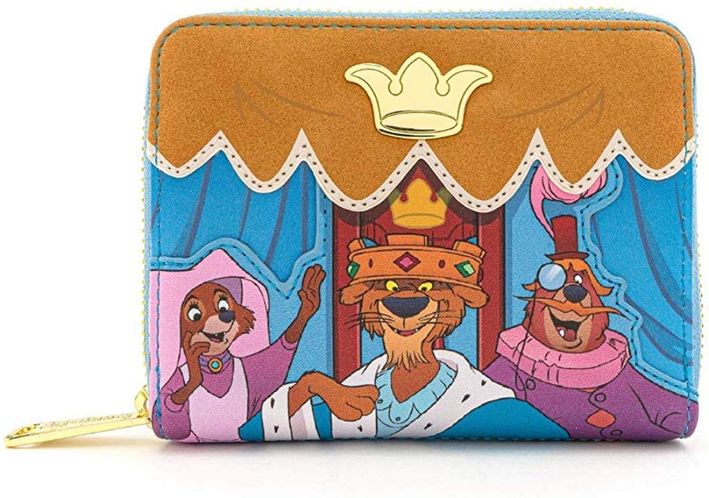 Loungefly Disney Robin Hood Archery Tournament Zip-Around Wallet