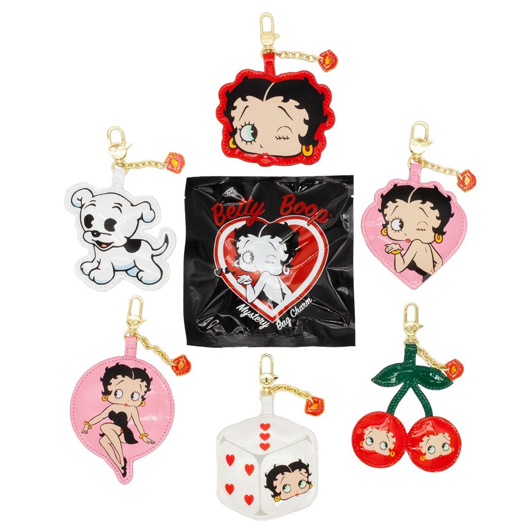 Whatever Makes You Happy Betty Boop Mystery Bag Icons Padded Vinyl