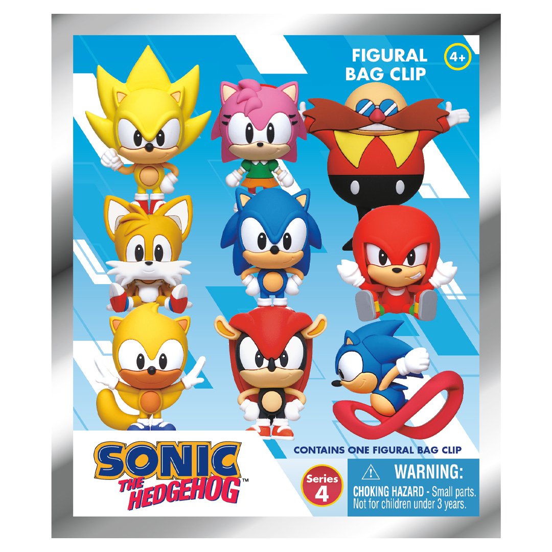 Sonic 3D Foam Bag Clip Series 4 Blind Bag – 707 Street