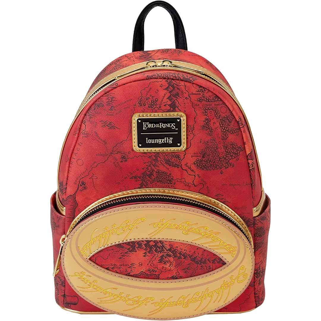 Loungefly Warner Brothers Lord of the Rings The One Ring Mini Backpack Amazon.com | Loungefly WB Lord of The Rings The One Ring  main image 4
