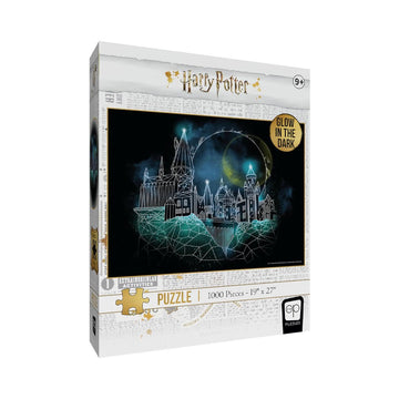 USAopoly Harry Potter Magic of Hogwarts 1000 Piece Glow in The Dark Puzzle