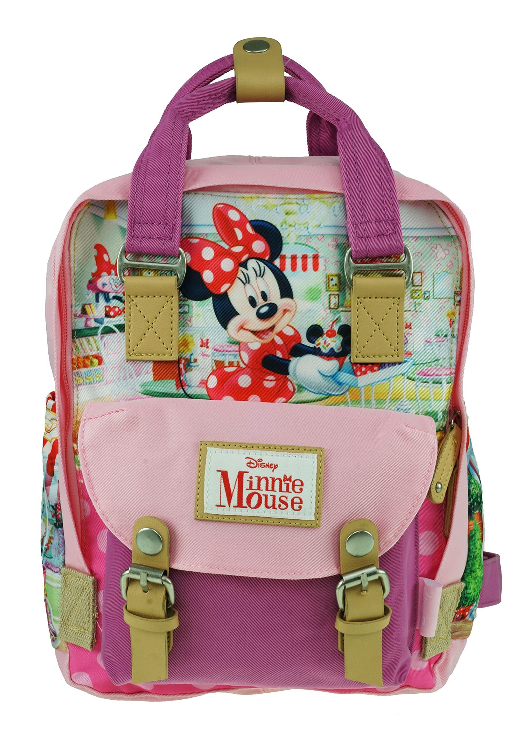 Lilo & Stitch 12 Inch Nylon Backpack - Medium Daypack For School Or Travel