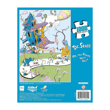 USAopoly Dr. Seuss Oh, The Places You'll Go! 1000 Piece Puzzle