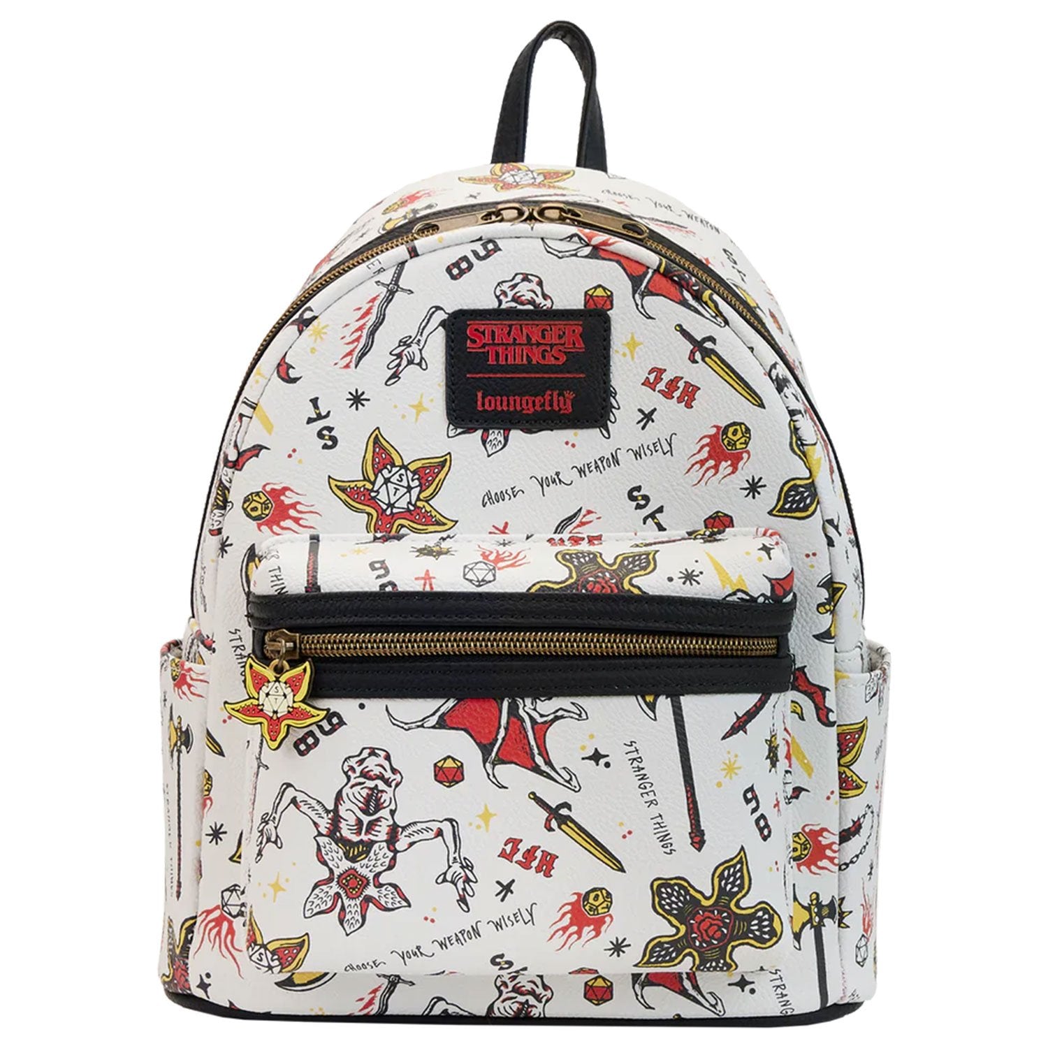 hellfire mini backpack Loungefly x Netflix Stranger Things Club Icons GeekCore making it ideal for retail display or gifting Loungefly Netflix Stranger Things Hellfire