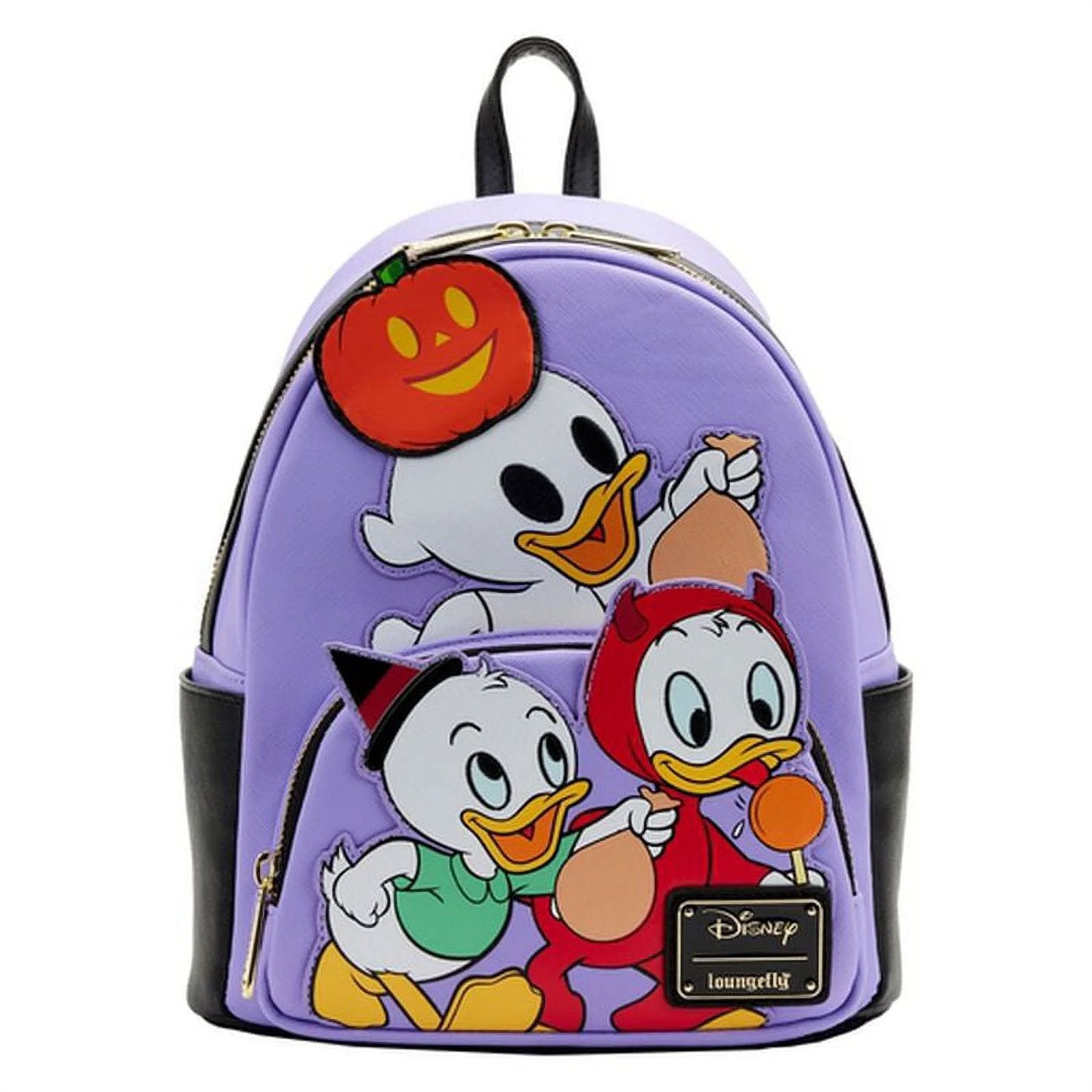 Disney Huey Dewey & top Louie Trick Or Treat Loungefly Mini Backpack exclusive