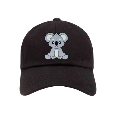 707 Street Furry Friends Embroidered Baseball Dad Hat - Smiling Koala Front View