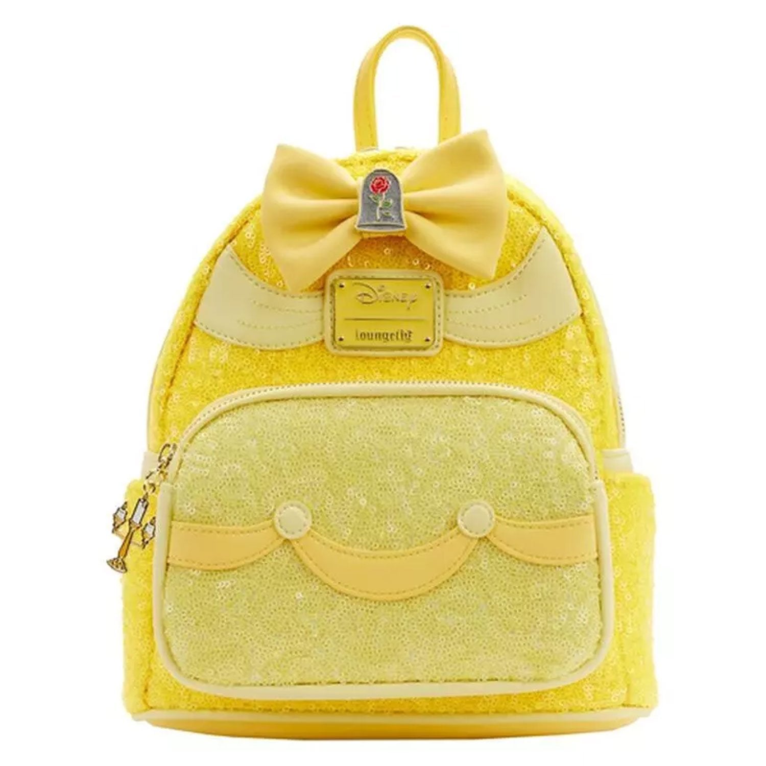 disney mini backpack with wallet Loungefly Disney Beauty and the Beast Princess Belle Sequin Mini Backp – 707 Street