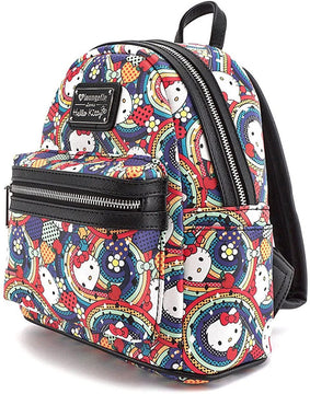 Loungefly Sanrio Hello Kitty Rainbow Abstract Mini Backpack - 707 Street Exclusive