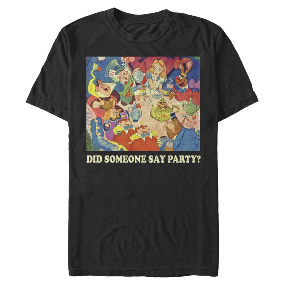 Mad Engine Disney Alice in Wonderland Party Party Men's T-Shirt