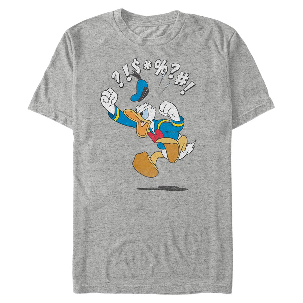 Mad Engine Disney Donald Duck Angry Jump Men's T-Shirt