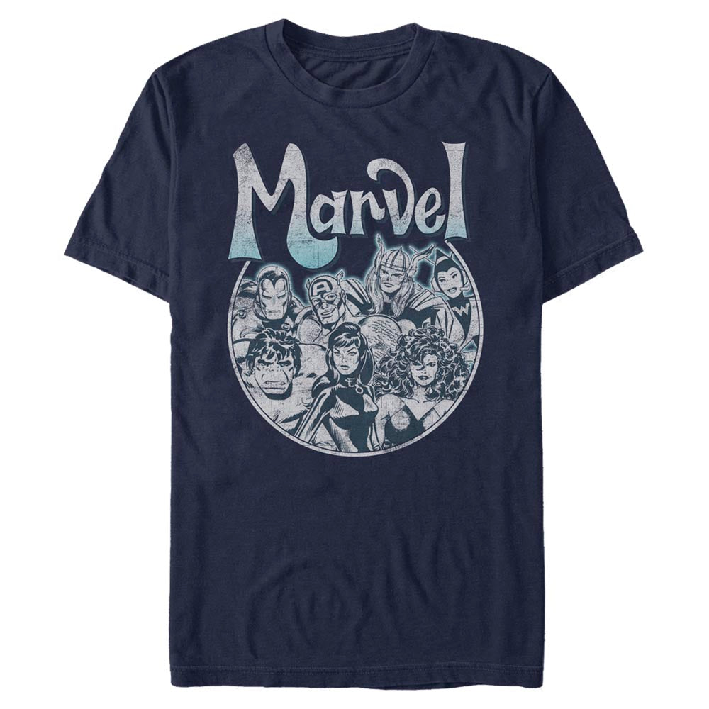 Marvel Avengers End Game Eroded A Logo Mens T-Shirt - Vanilla Underground Marvel Avengers End Game Eroded A Logo Mens T-Shirt - Vanilla Underground