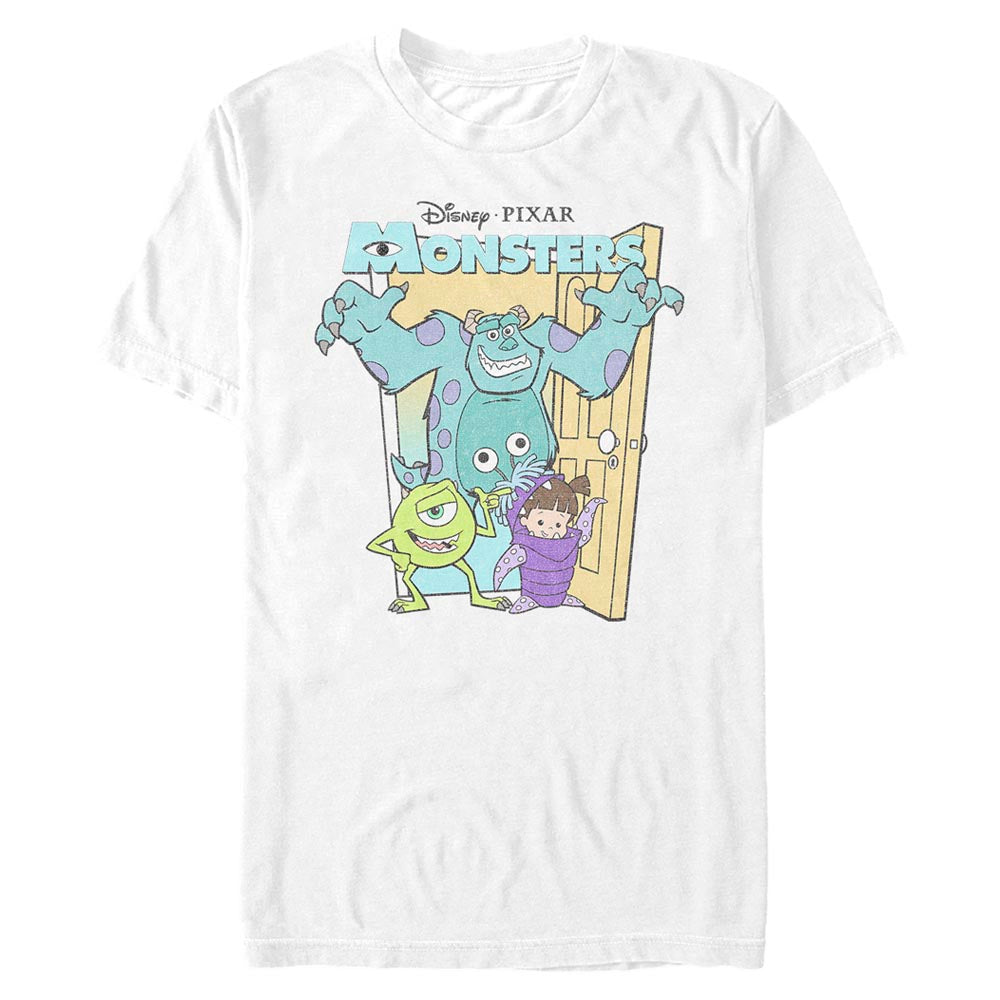 Mad Engine Disney Pixar Monsters, Pastel Monsters Men's T-Shirt