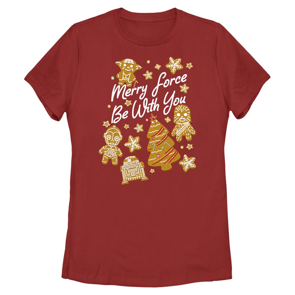 Mad Engine Star Wars Merry the Force Cookies Women's T-Shirt
