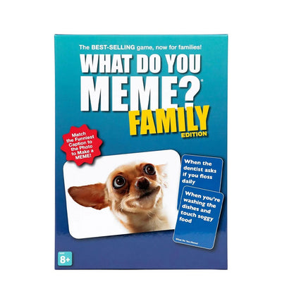 810816030456 - What Do You Meme?® Family Edition Family Card Game - Front