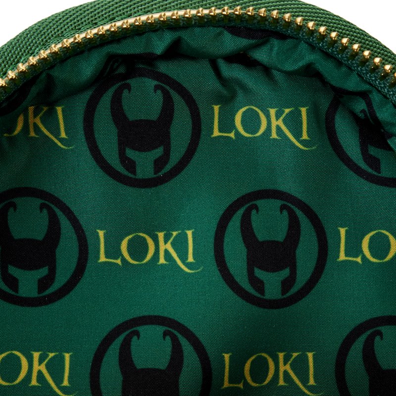 Loungefly Pets Marvel Loki Cosplay Mini Backpack Dog Harness - Interior Lining