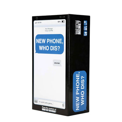 810816030302 - New Phone, Who Dis™ by WHAT DO YOU MEME® Text Message Adult Party Card Game - Side