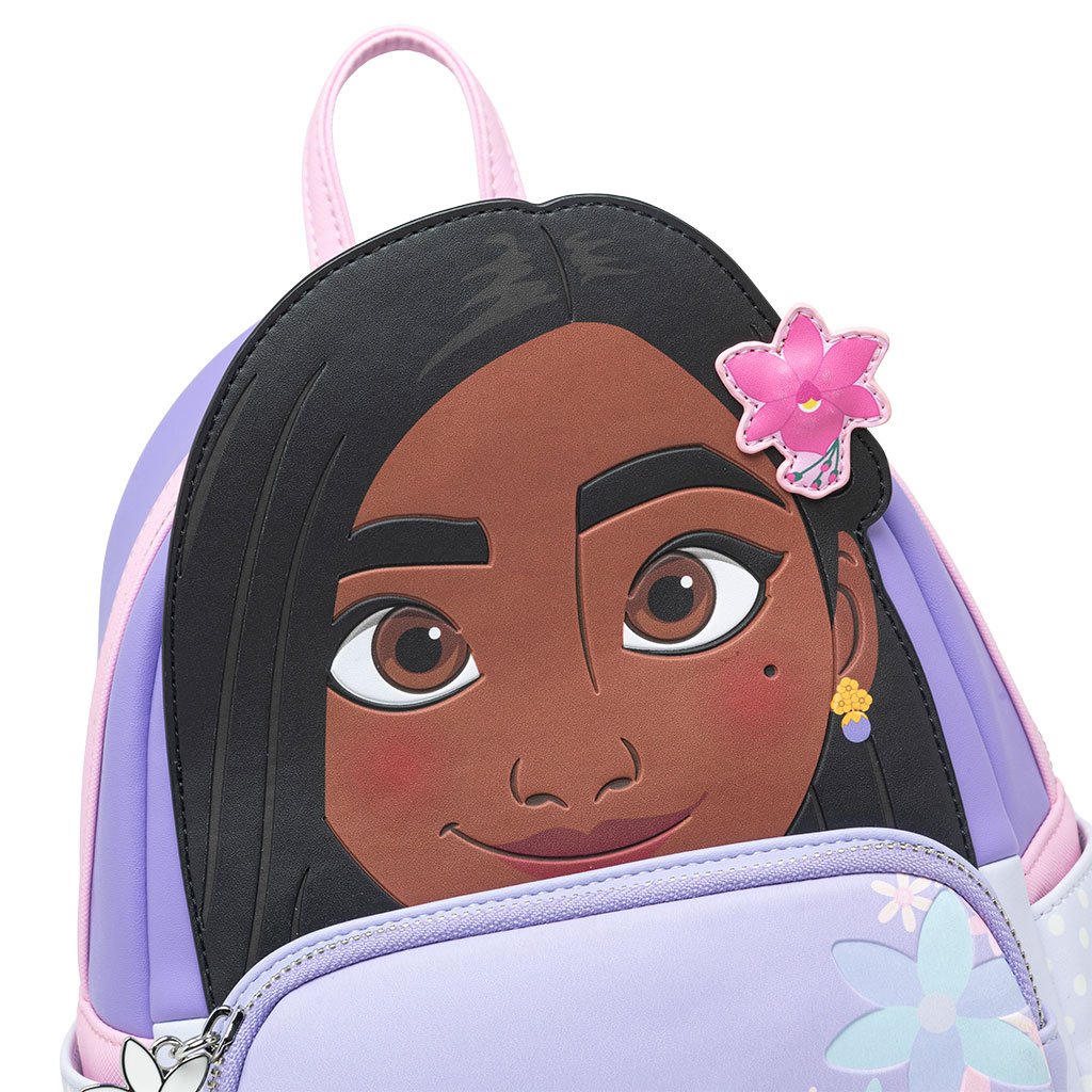 707 Street Exclusive - Loungefly Disney Encanto Isabela Cosplay Mini Backpack - Close Up