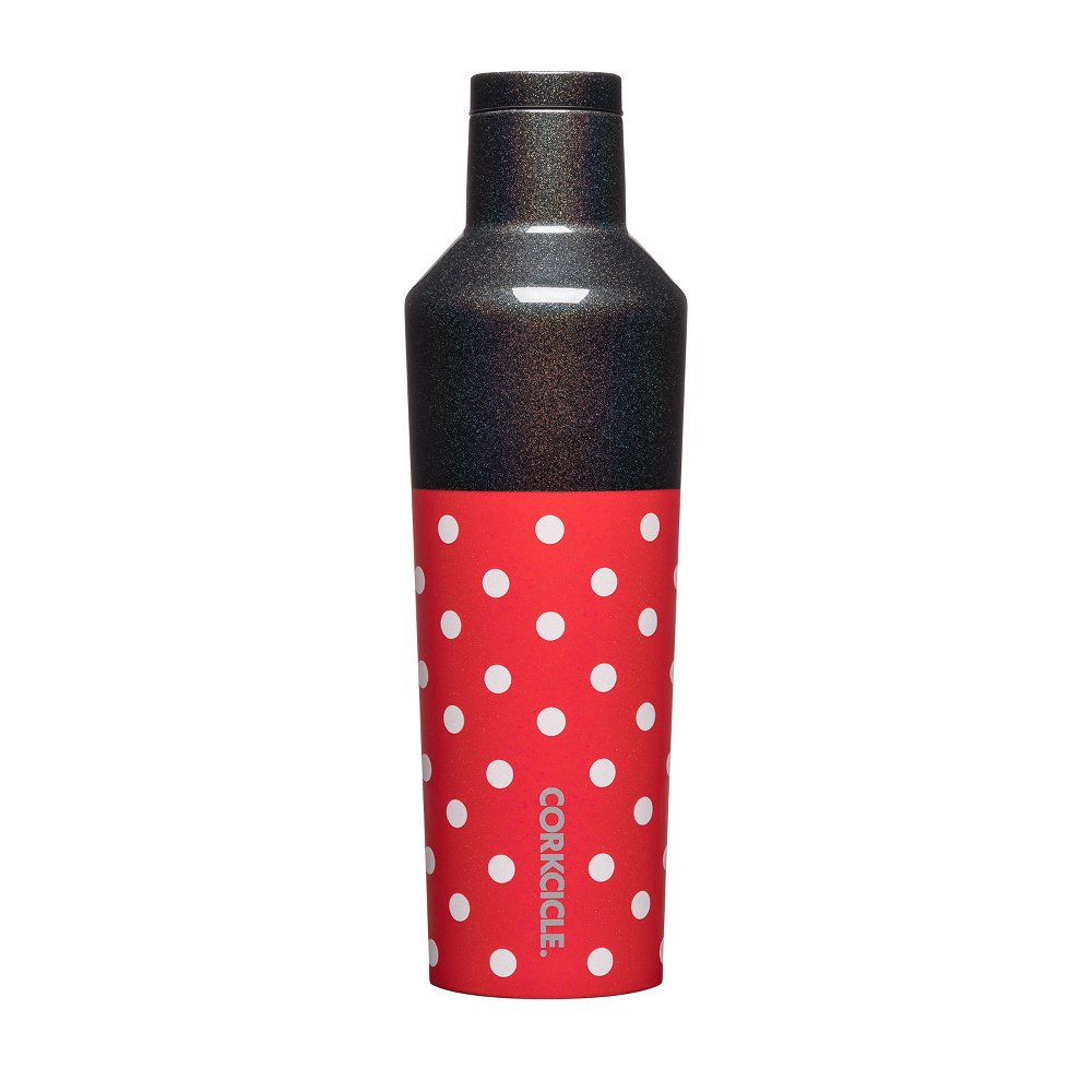 Corkcicle Disney Minnie Mouse Polka Dot 16oz Canteen - Side View