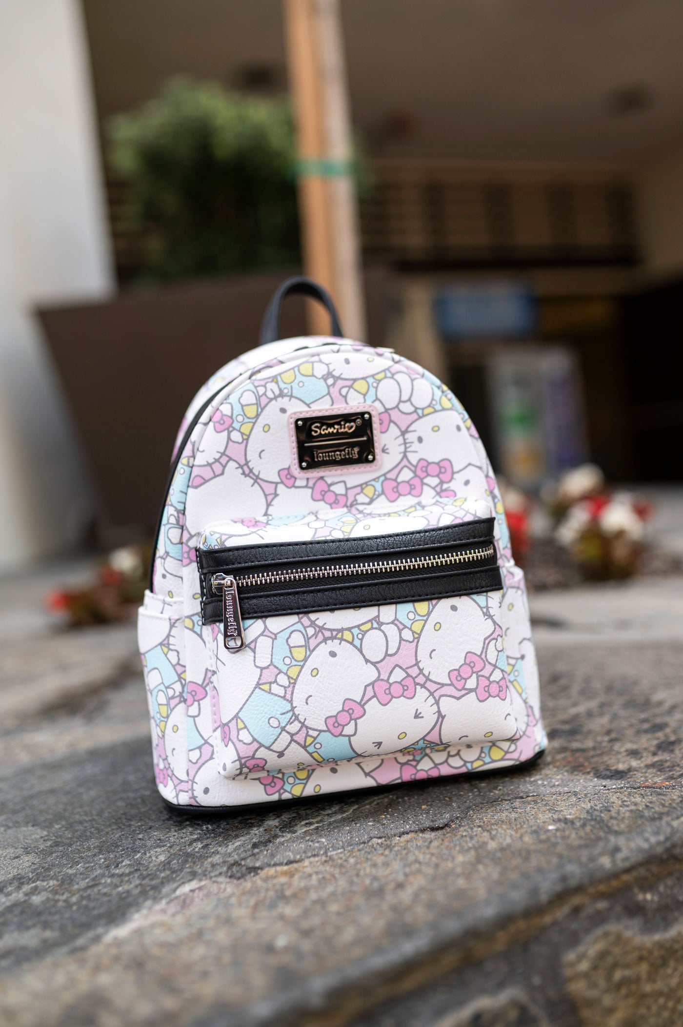 707 Street Exclusive - Loungefly Sanrio Hello Kitty Pastel Mini Backpack -IRL Front