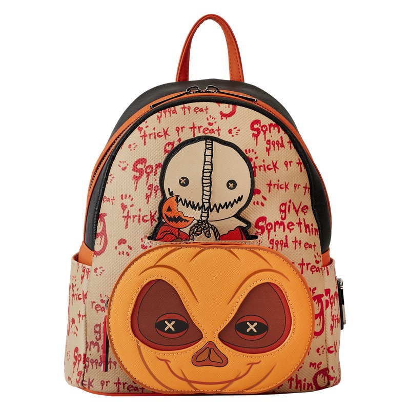 Loungefly Disney Halloween Allover Print Pumpkin & Ghost Mini Backpack