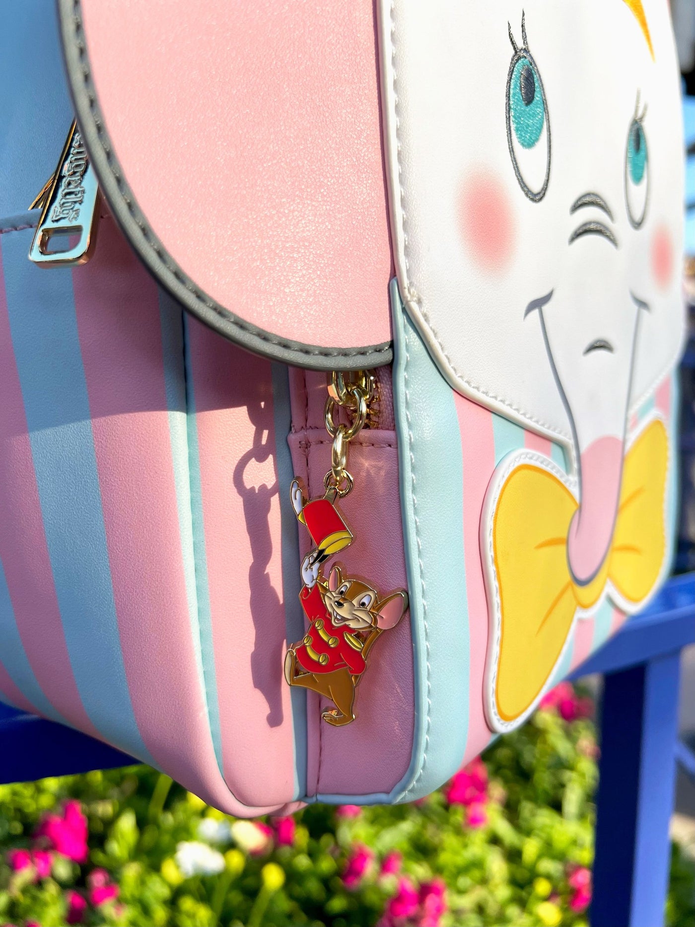 671803413115 - 707 Street Exclusive - Loungefly Disney Clown Dumbo Cosplay Mini Backpack - IRL Zipper Pull