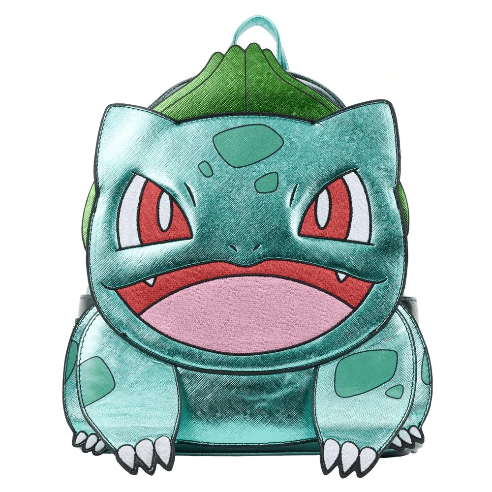 bulbasaur mini backpack Loungefly Pokemon Metallic Bulbasaur Mini Backpack