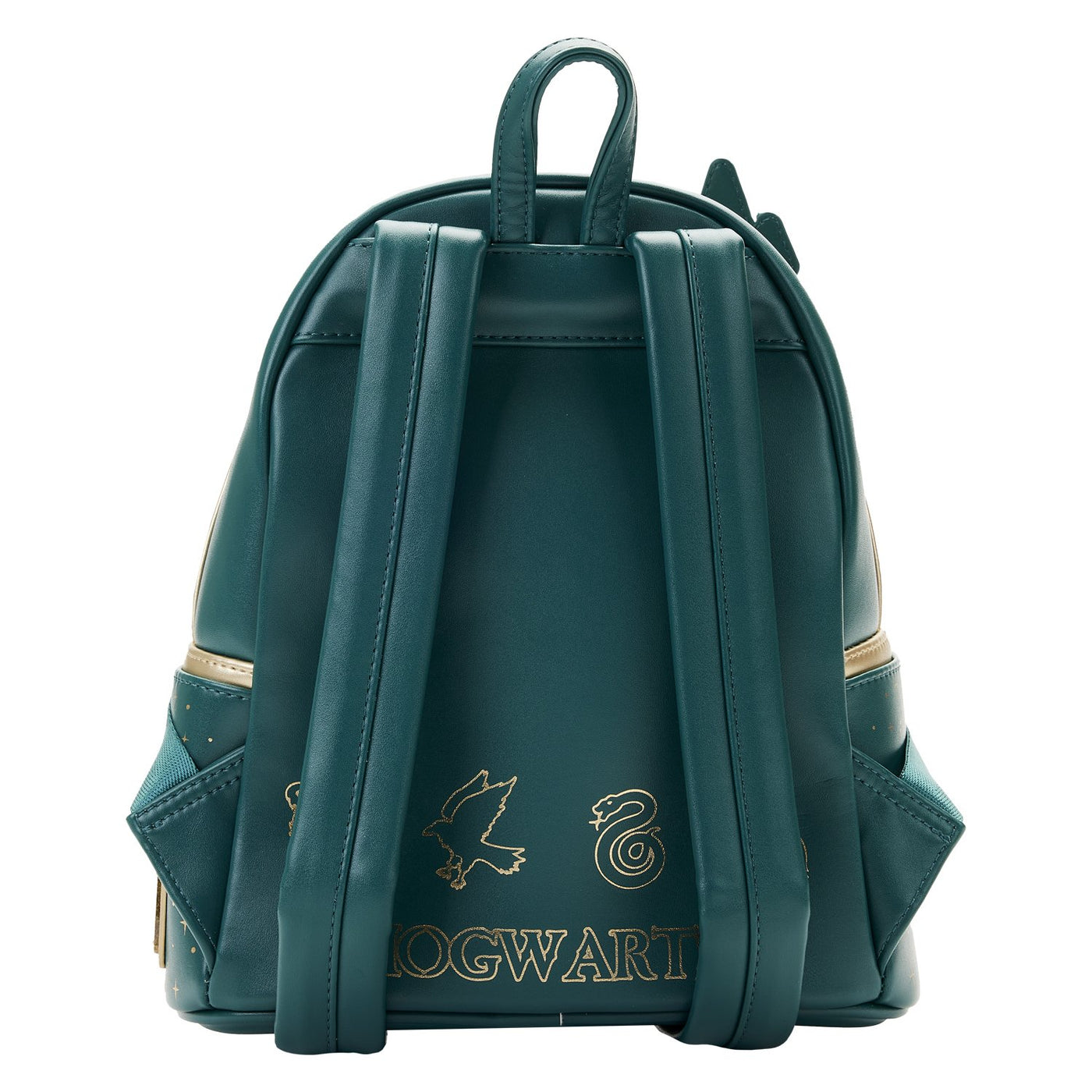 Loungefly Harry Potter Golden Hogwarts Castle Mini Backpack - Back