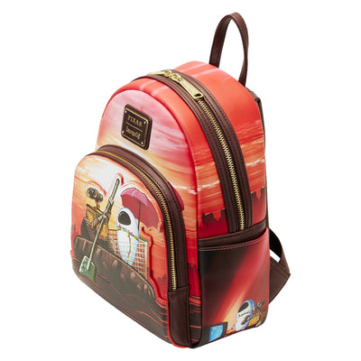 671803448421 - Loungefly Pixar Moments Wall-E Date Night Mini Backpack - Top View