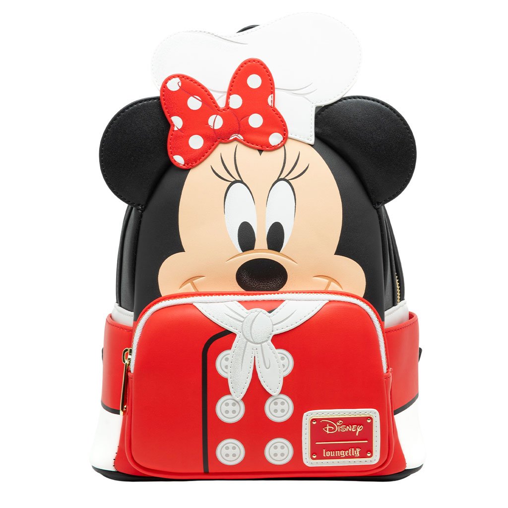 Loungefly Disney Chef Minnie Cosplay Mini Backpack - 707 Street Exclusive - Front