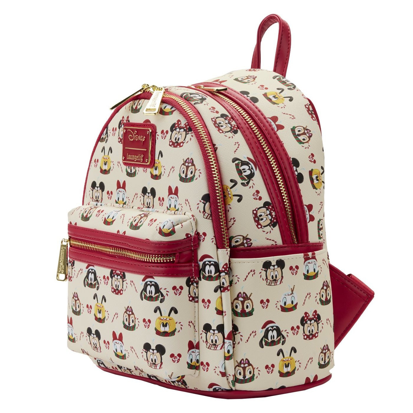 Loungefly Disney Hot Cocoa Allover Print Mini Backpack with Headband Combo - Side View