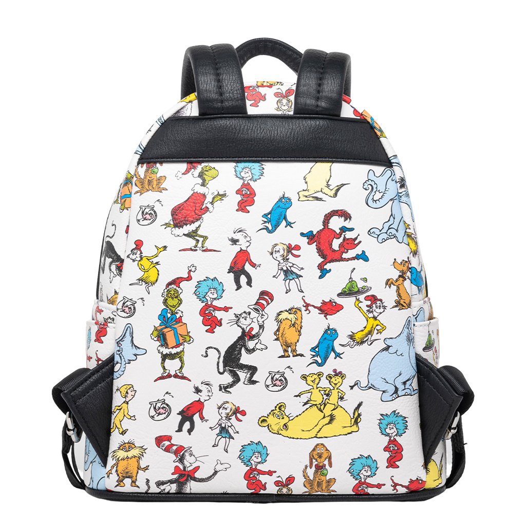 707 Street Exclusive - Loungefly Dr Seuss Characters Mini Backpack - BACK