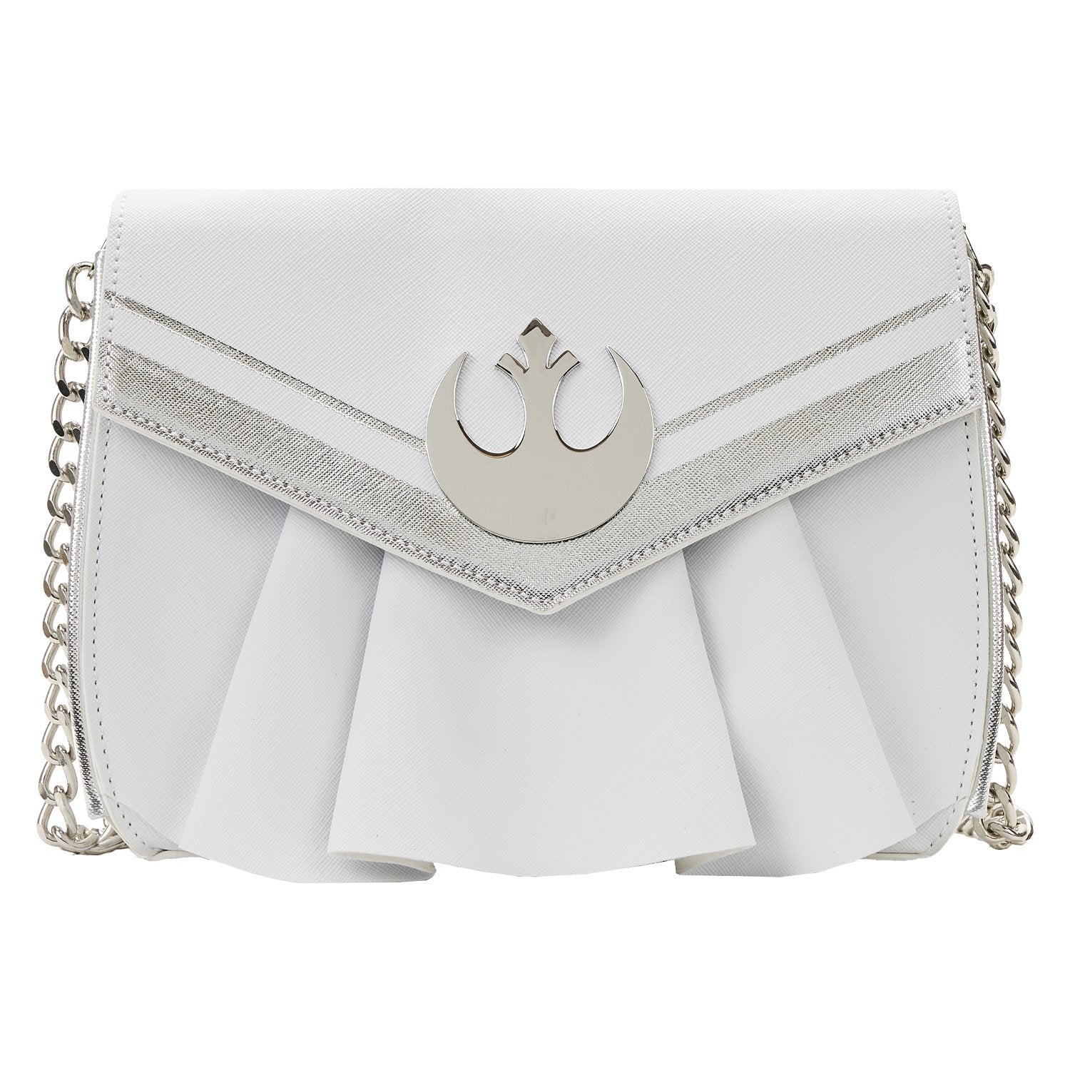 Loungefly Star Wars Princess Leia White Cosplay Chain Strap Crossbody 707 Street