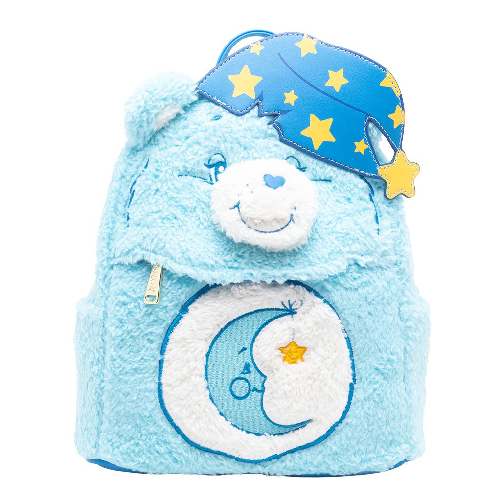 707 Street Exclusive - Loungefly Care Bears Bedtime Bear Plush Cosplay Mini Backpack - Front