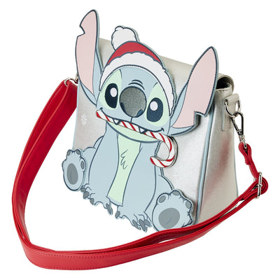 Loungefly Disney Stitch Holiday Cosplay Crossbody - Top View
