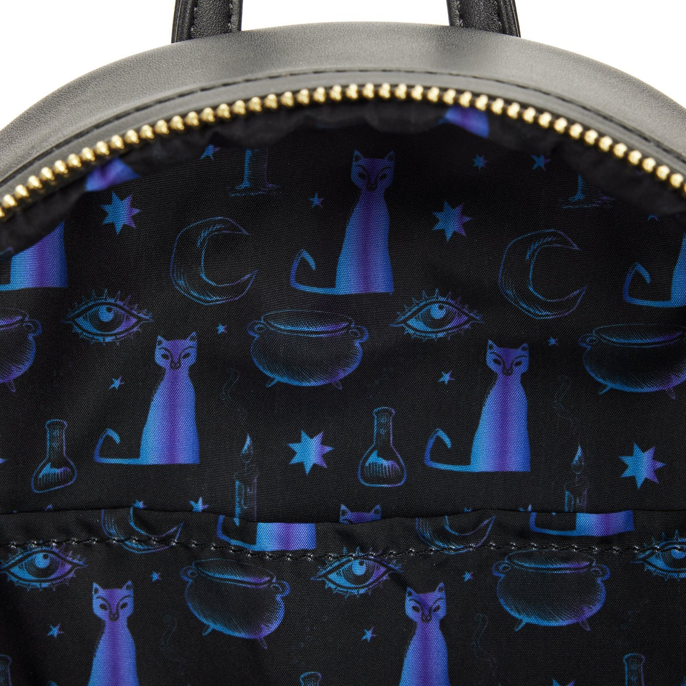 Loungefly Disney Hocus Pocus Binx Pocket Mini Backpack - Interior Lining